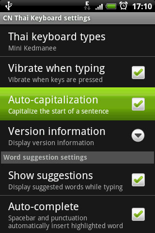 CN Thai Keyboard