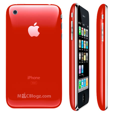 iphone on iPhone 3G RED - 