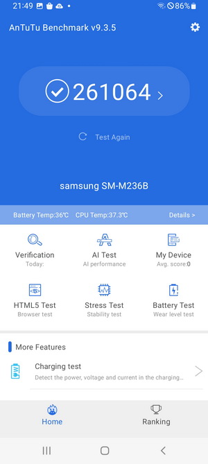 samsung m23 5g antutu